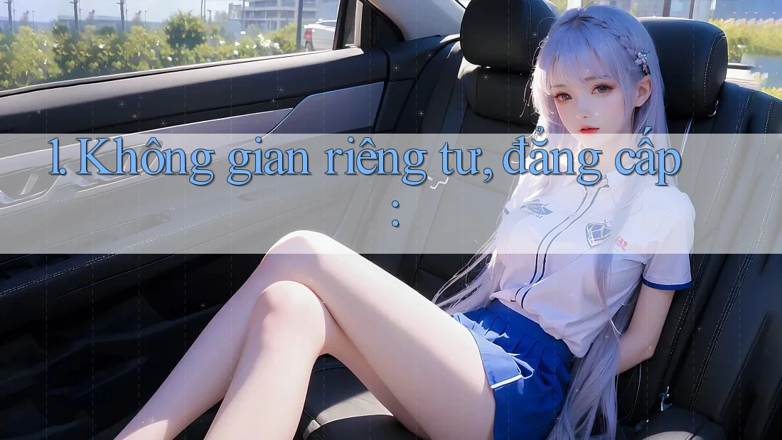 1. Không gian riêng tư, đẳng cấp: