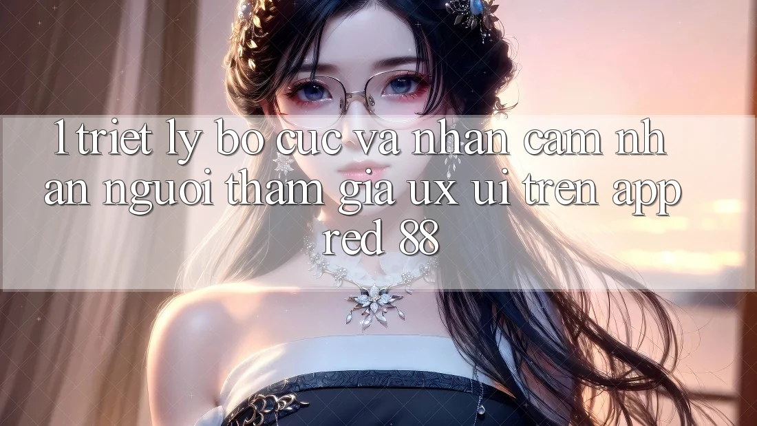 1. Triết Lý Bố cục Và Nhận cảm nhận Người tham gia (UX/UI) Trên App red 88