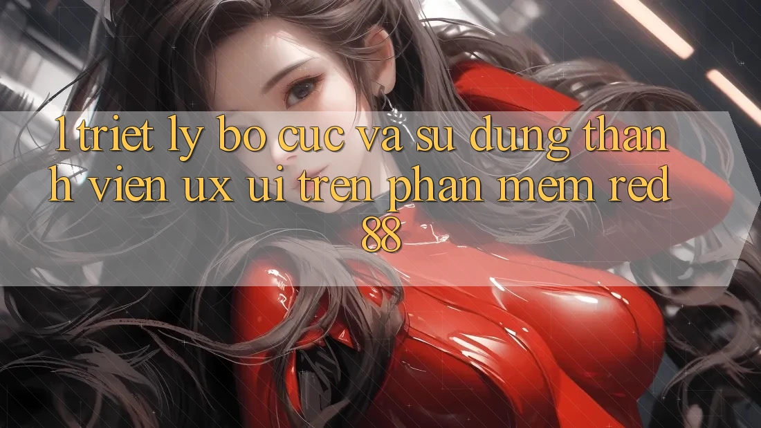 1. Triết Lý Bố cục Và Sử dụng Thành viên (UX/UI) Trên Phần mềm red 88 1. Triết Lý Bố cục Và Sử dụng Thành viên (UX/UI) Trên Phần mềm red 88