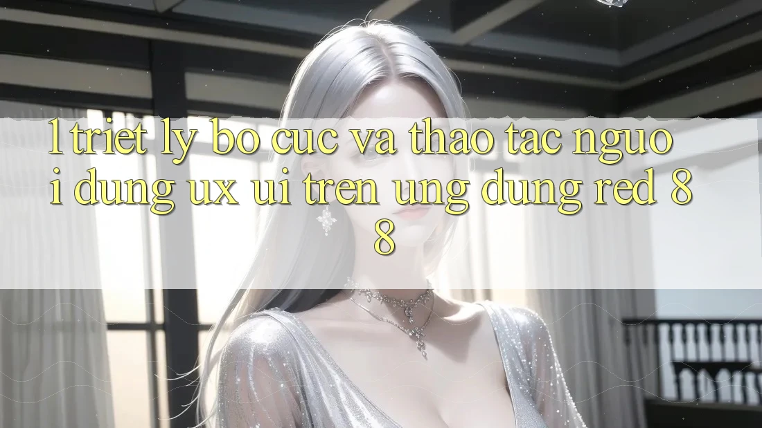 1. Triết Lý Bố cục Và Thao tác Người Dùng (UX/UI) Trên Ứng dụng red 88