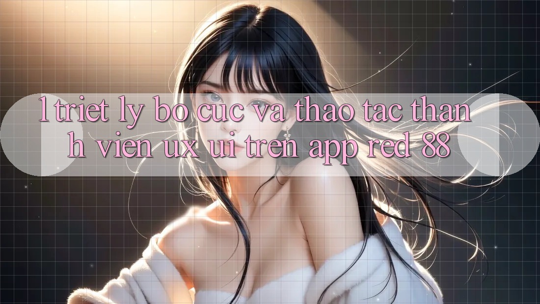 1. Triết Lý Bố cục Và Thao tác Thành viên (UX/UI) Trên App red 88 1. Triết Lý Bố cục Và Thao tác Thành viên (UX/UI) Trên App red 88