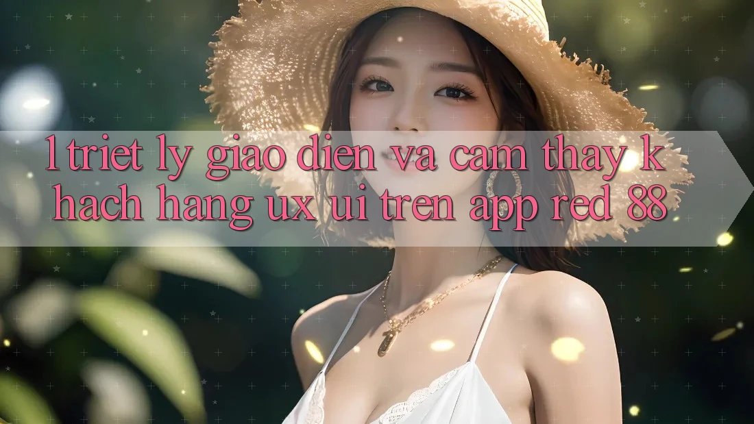 1. Triết Lý Giao diện Và Cảm thấy Khách hàng (UX/UI) Trên App red 88 1. Triết Lý Giao diện Và Cảm thấy Khách hàng (UX/UI) Trên App red 88