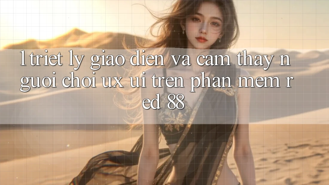 1. Triết Lý Giao diện Và Cảm thấy Người chơi (UX/UI) Trên Phần mềm red 88 1. Triết Lý Giao diện Và Cảm thấy Người chơi (UX/UI) Trên Phần mềm red 88