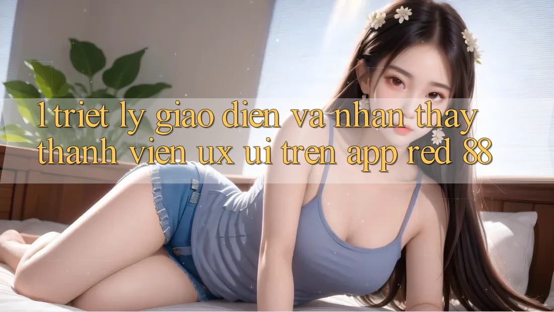 1. Triết Lý Giao diện Và Nhận thấy Thành viên (UX/UI) Trên App red 88