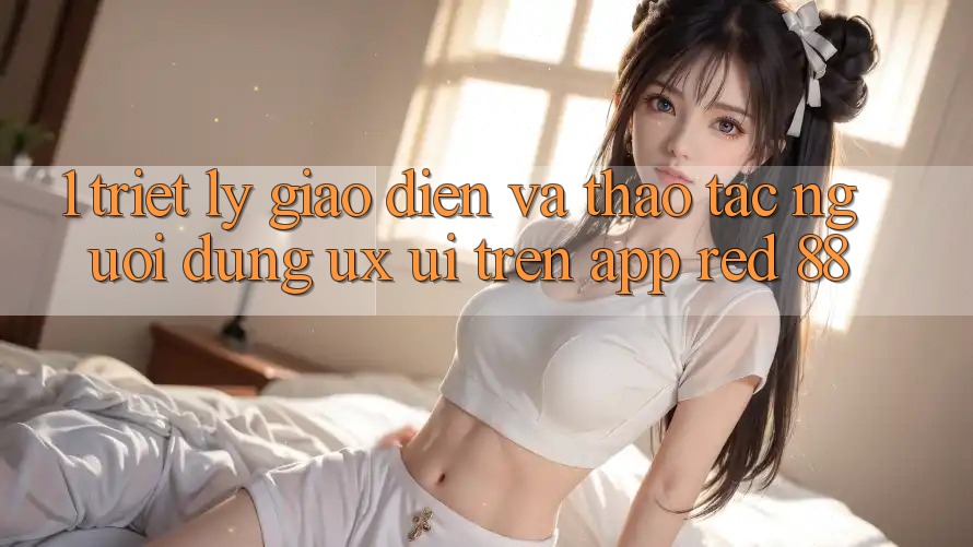 1. Triết Lý Giao diện Và Thao tác Người Dùng (UX/UI) Trên App red 88 1. Triết Lý Giao diện Và Thao tác Người Dùng (UX/UI) Trên App red 88