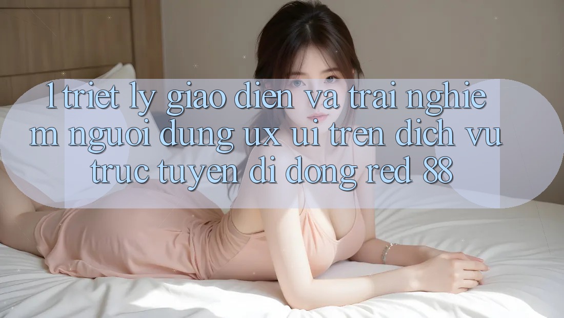 1. Triết Lý Giao diện Và Trải Nghiệm Người Dùng (UX/UI) Trên Dịch vụ trực tuyến di động red 88 1. Triết Lý Giao diện Và Trải Nghiệm Người Dùng (UX/UI) Trên Dịch vụ trực tuyến di động red 88