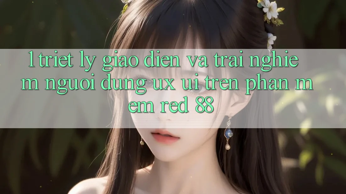 1. Triết Lý Giao diện Và Trải Nghiệm Người Dùng (UX/UI) Trên Phần mềm red 88