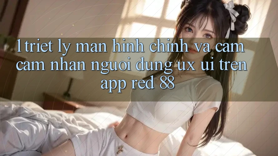 1. Triết Lý Màn hình chính Và Cảm cảm nhận Người Dùng (UX/UI) Trên App red 88 1. Triết Lý Màn hình chính Và Cảm cảm nhận Người Dùng (UX/UI) Trên App red 88
