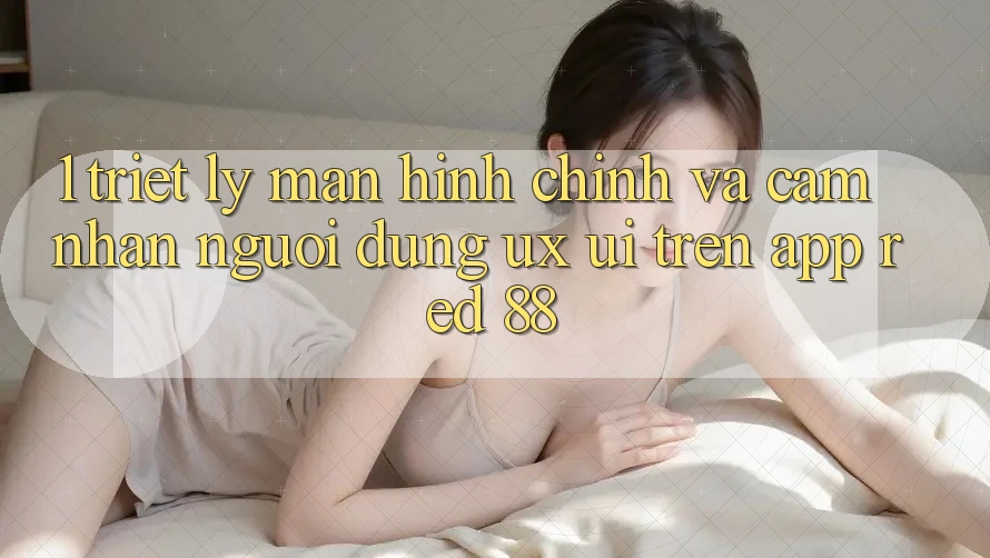 1. Triết Lý Màn hình chính Và Cảm nhận Người Dùng (UX/UI) Trên App red 88 1. Triết Lý Màn hình chính Và Cảm nhận Người Dùng (UX/UI) Trên App red 88