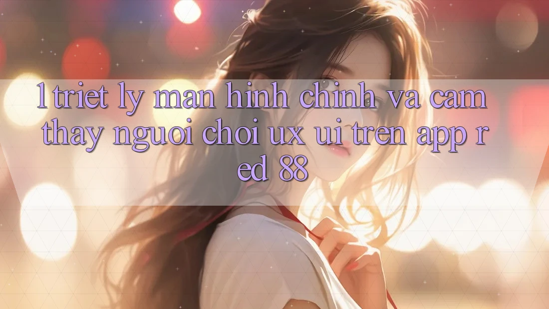 1. Triết Lý Màn hình chính Và Cảm thấy Người chơi (UX/UI) Trên App red 88 1. Triết Lý Màn hình chính Và Cảm thấy Người chơi (UX/UI) Trên App red 88