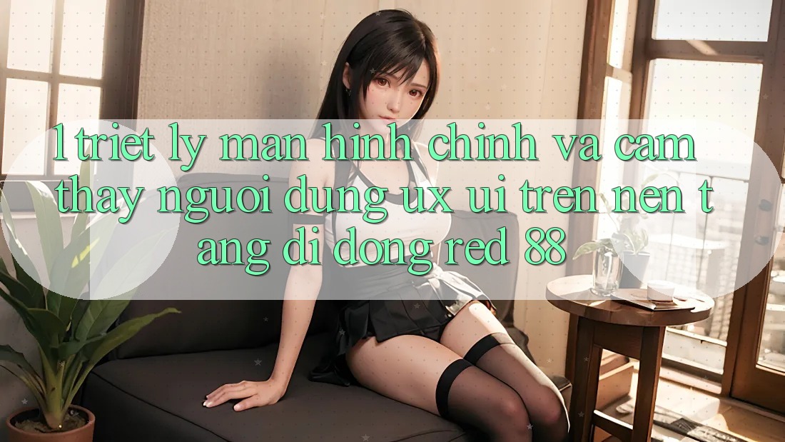 1. Triết Lý Màn hình chính Và Cảm thấy Người Dùng (UX/UI) Trên Nền tảng di động red 88
