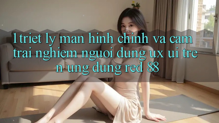 1. Triết Lý Màn hình chính Và Cảm trải nghiệm Người Dùng (UX/UI) Trên Ứng dụng red 88