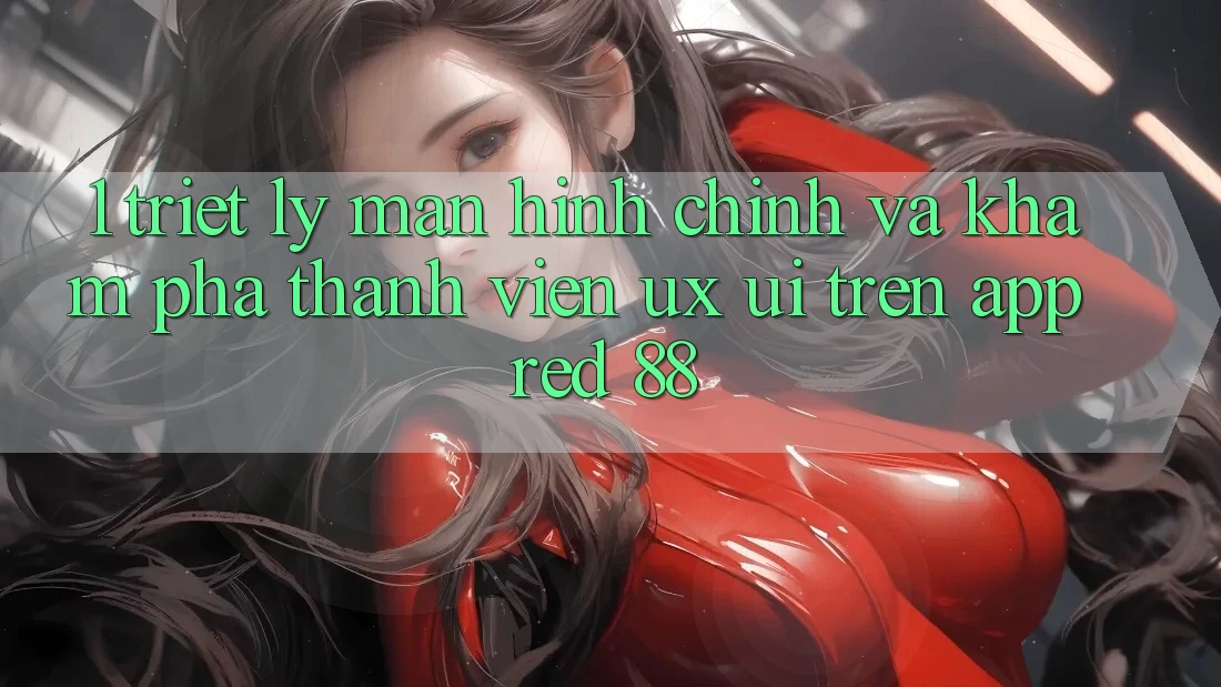 1. Triết Lý Màn hình chính Và Khám phá Thành viên (UX/UI) Trên App red 88 1. Triết Lý Màn hình chính Và Khám phá Thành viên (UX/UI) Trên App red 88