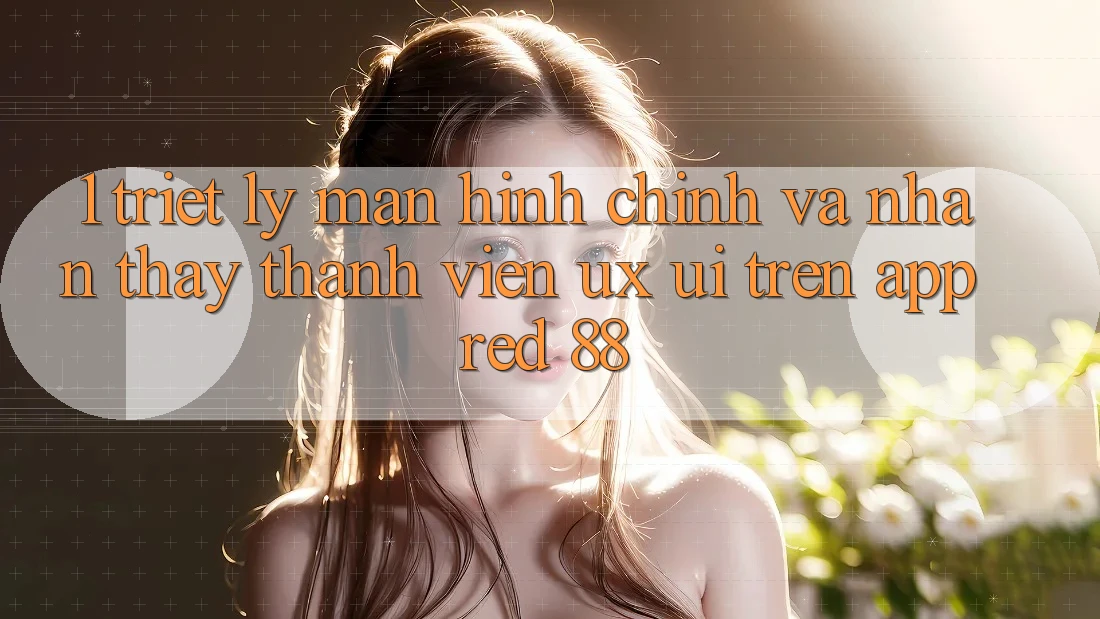 1. Triết Lý Màn hình chính Và Nhận thấy Thành viên (UX/UI) Trên App red 88 1. Triết Lý Màn hình chính Và Nhận thấy Thành viên (UX/UI) Trên App red 88