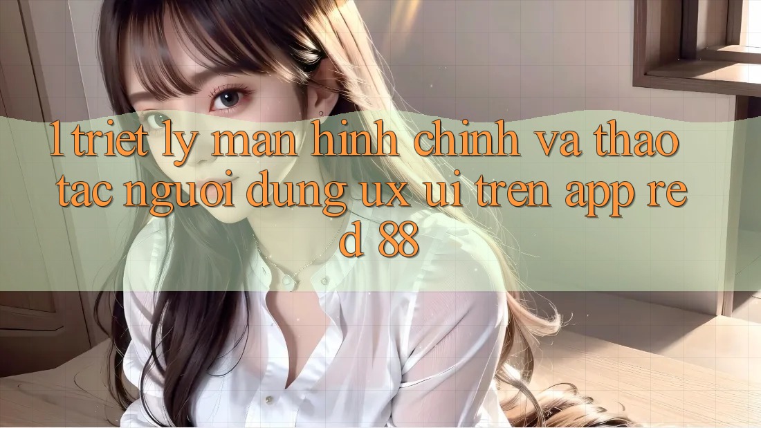 1. Triết Lý Màn hình chính Và Thao tác Người Dùng (UX/UI) Trên App red 88