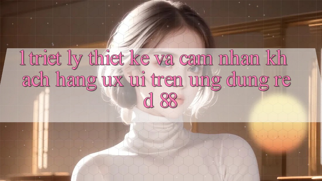 1. Triết Lý Thiết Kế Và Cảm nhận Khách hàng (UX/UI) Trên Ứng dụng red 88