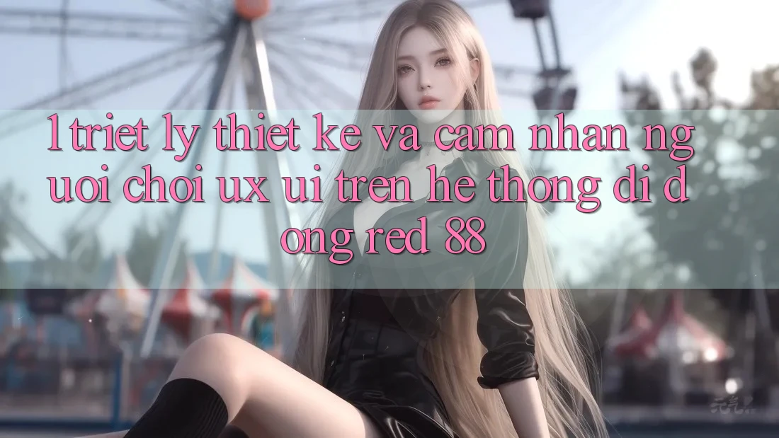1. Triết Lý Thiết Kế Và Cảm nhận Người chơi (UX/UI) Trên Hệ thống di động red 88 1. Triết Lý Thiết Kế Và Cảm nhận Người chơi (UX/UI) Trên Hệ thống di động red 88