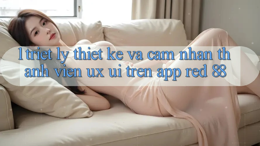 1. Triết Lý Thiết Kế Và Cảm nhận Thành viên (UX/UI) Trên App red 88 1. Triết Lý Thiết Kế Và Cảm nhận Thành viên (UX/UI) Trên App red 88
