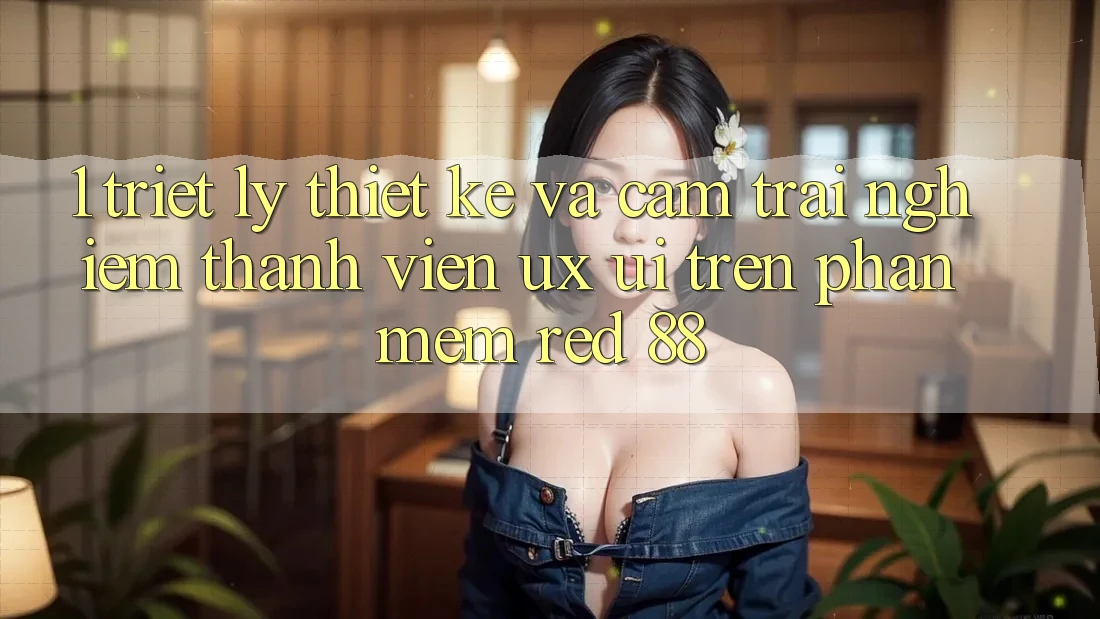 1. Triết Lý Thiết Kế Và Cảm trải nghiệm Thành viên (UX/UI) Trên Phần mềm red 88