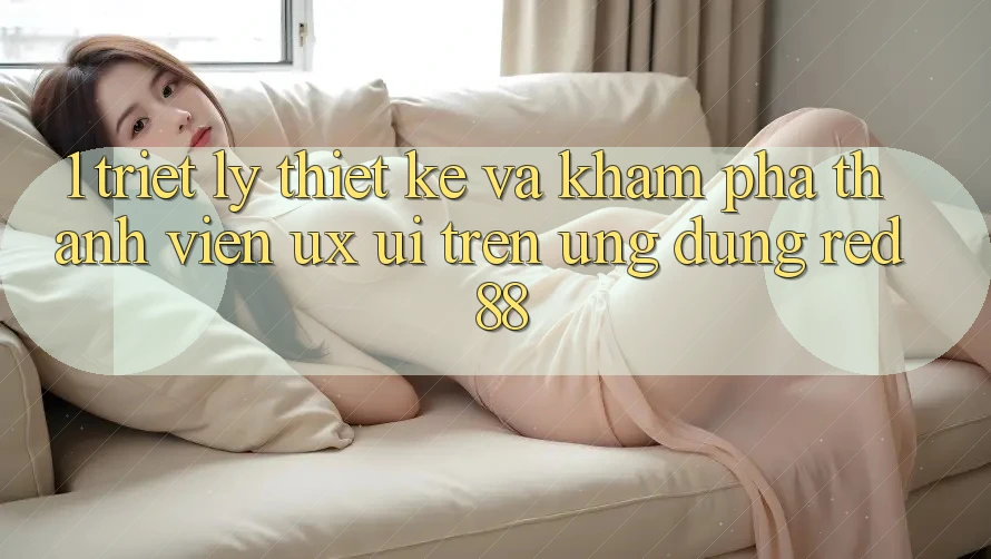 1. Triết Lý Thiết Kế Và Khám phá Thành viên (UX/UI) Trên Ứng dụng red 88 1. Triết Lý Thiết Kế Và Khám phá Thành viên (UX/UI) Trên Ứng dụng red 88