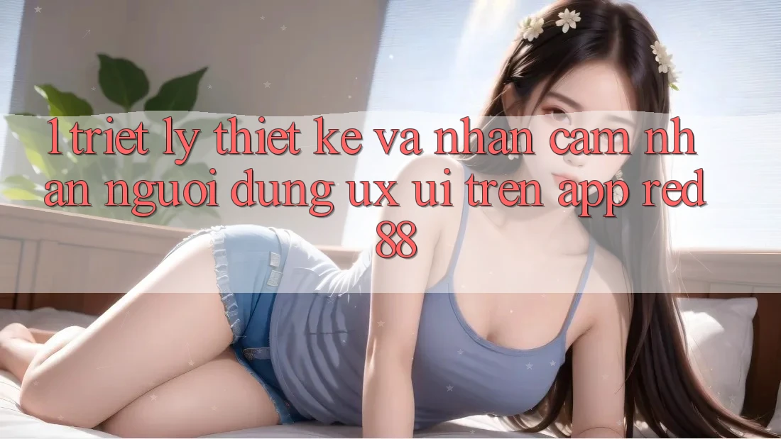 1. Triết Lý Thiết Kế Và Nhận cảm nhận Người Dùng (UX/UI) Trên App red 88 1. Triết Lý Thiết Kế Và Nhận cảm nhận Người Dùng (UX/UI) Trên App red 88