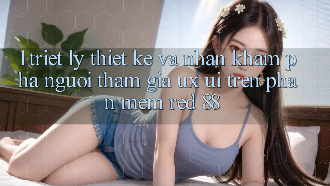 1. Triết Lý Thiết Kế Và Nhận khám phá Người tham gia (UX/UI) Trên Phần mềm red 88 1. Triết Lý Thiết Kế Và Nhận khám phá Người tham gia (UX/UI) Trên Phần mềm red 88