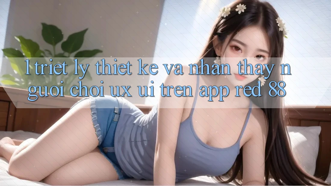 1. Triết Lý Thiết Kế Và Nhận thấy Người chơi (UX/UI) Trên App red 88 1. Triết Lý Thiết Kế Và Nhận thấy Người chơi (UX/UI) Trên App red 88