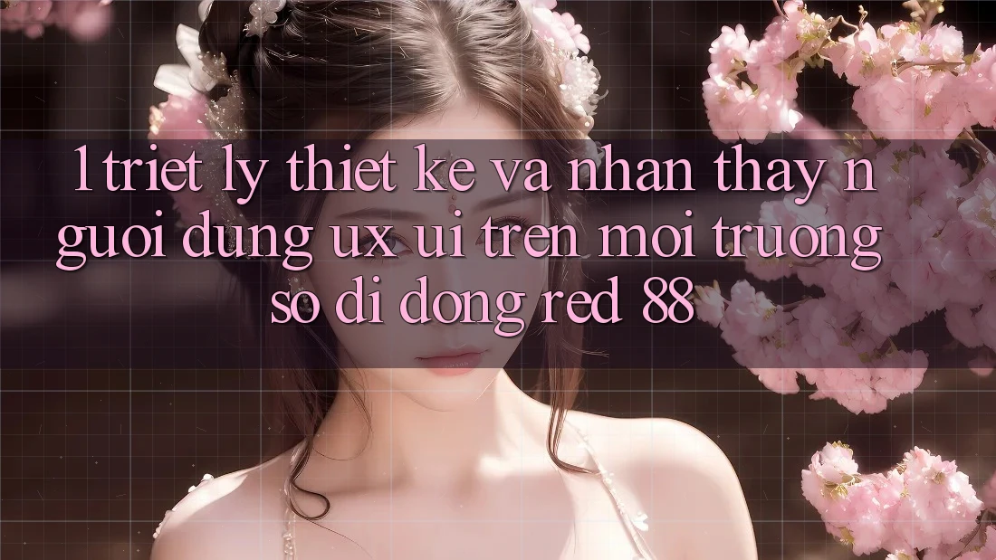 1. Triết Lý Thiết Kế Và Nhận thấy Người Dùng (UX/UI) Trên Môi trường số di động red 88