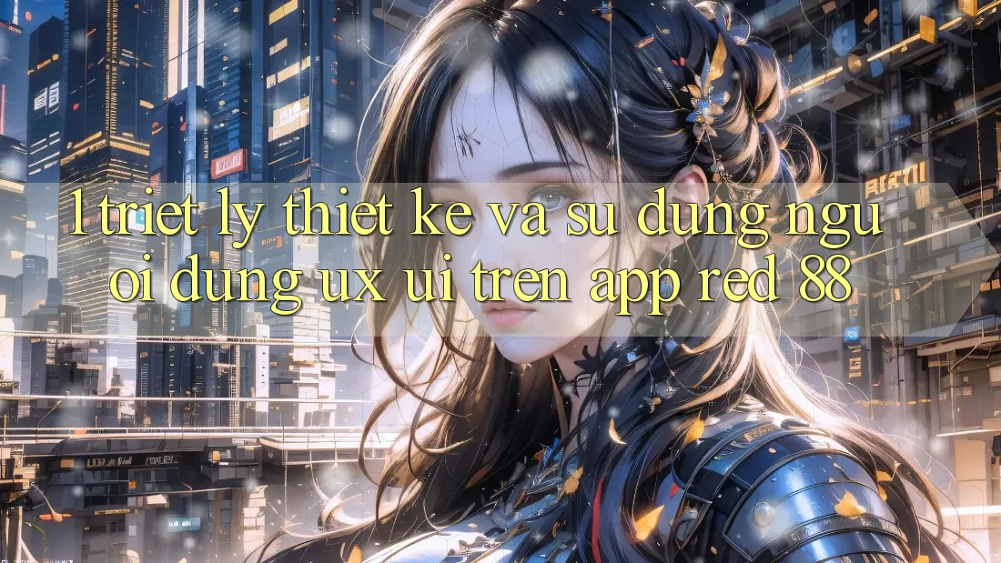 1. Triết Lý Thiết Kế Và Sử dụng Người Dùng (UX/UI) Trên App red 88