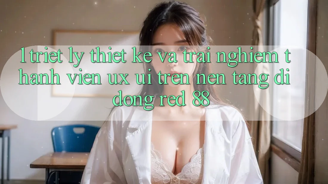 1. Triết Lý Thiết Kế Và Trải Nghiệm Thành viên (UX/UI) Trên Nền tảng di động red 88 1. Triết Lý Thiết Kế Và Trải Nghiệm Thành viên (UX/UI) Trên Nền tảng di động red 88