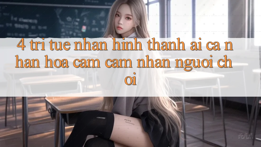 4. Trí Tuệ Nhân Hình thành (AI) Cá Nhân Hóa Cảm cảm nhận Người chơi 4. Trí Tuệ Nhân Hình thành (AI) Cá Nhân Hóa Cảm cảm nhận Người chơi