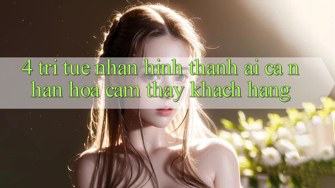 4. Trí Tuệ Nhân Hình thành (AI) Cá Nhân Hóa Cảm thấy Khách Hàng 4. Trí Tuệ Nhân Hình thành (AI) Cá Nhân Hóa Cảm thấy Khách Hàng