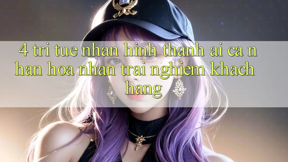 4. Trí Tuệ Nhân Hình thành (AI) Cá Nhân Hóa Nhận trải nghiệm Khách Hàng 4. Trí Tuệ Nhân Hình thành (AI) Cá Nhân Hóa Nhận trải nghiệm Khách Hàng