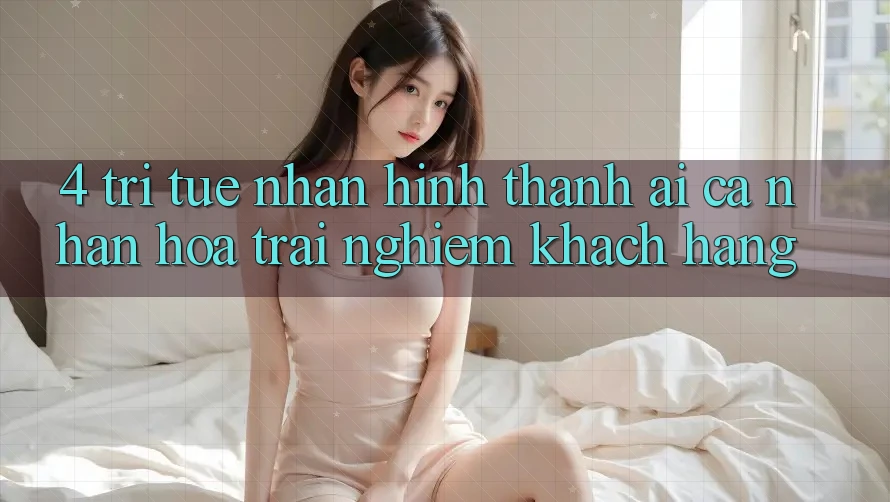 4. Trí Tuệ Nhân Hình thành (AI) Cá Nhân Hóa Trải Nghiệm Khách Hàng 4. Trí Tuệ Nhân Hình thành (AI) Cá Nhân Hóa Trải Nghiệm Khách Hàng