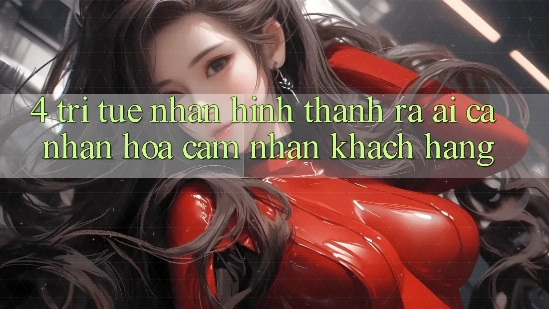 4. Trí Tuệ Nhân Hình thành ra (AI) Cá Nhân Hóa Cảm nhận Khách Hàng