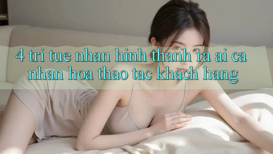 4. Trí Tuệ Nhân Hình thành ra (AI) Cá Nhân Hóa Thao tác Khách Hàng 4. Trí Tuệ Nhân Hình thành ra (AI) Cá Nhân Hóa Thao tác Khách Hàng