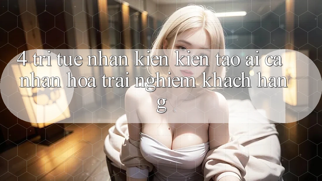 4. Trí Tuệ Nhân Kiến kiến tạo (AI) Cá Nhân Hóa Trải nghiệm Khách Hàng 4. Trí Tuệ Nhân Kiến kiến tạo (AI) Cá Nhân Hóa Trải nghiệm Khách Hàng