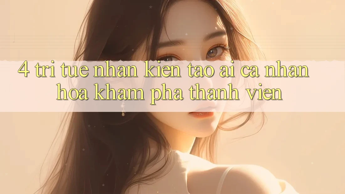 4. Trí Tuệ Nhân Kiến tạo (AI) Cá Nhân Hóa Khám phá Thành viên 4. Trí Tuệ Nhân Kiến tạo (AI) Cá Nhân Hóa Khám phá Thành viên