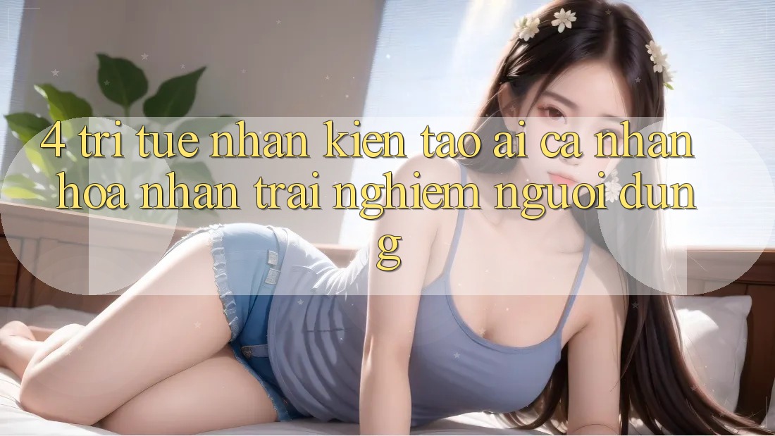 4. Trí Tuệ Nhân Kiến tạo (AI) Cá Nhân Hóa Nhận trải nghiệm Người dùng 4. Trí Tuệ Nhân Kiến tạo (AI) Cá Nhân Hóa Nhận trải nghiệm Người dùng