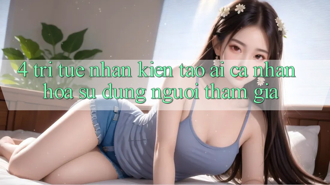 4. Trí Tuệ Nhân Kiến tạo (AI) Cá Nhân Hóa Sử dụng Người tham gia 4. Trí Tuệ Nhân Kiến tạo (AI) Cá Nhân Hóa Sử dụng Người tham gia