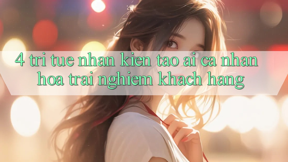 4. Trí Tuệ Nhân Kiến tạo (AI) Cá Nhân Hóa Trải Nghiệm Khách Hàng 4. Trí Tuệ Nhân Kiến tạo (AI) Cá Nhân Hóa Trải Nghiệm Khách Hàng