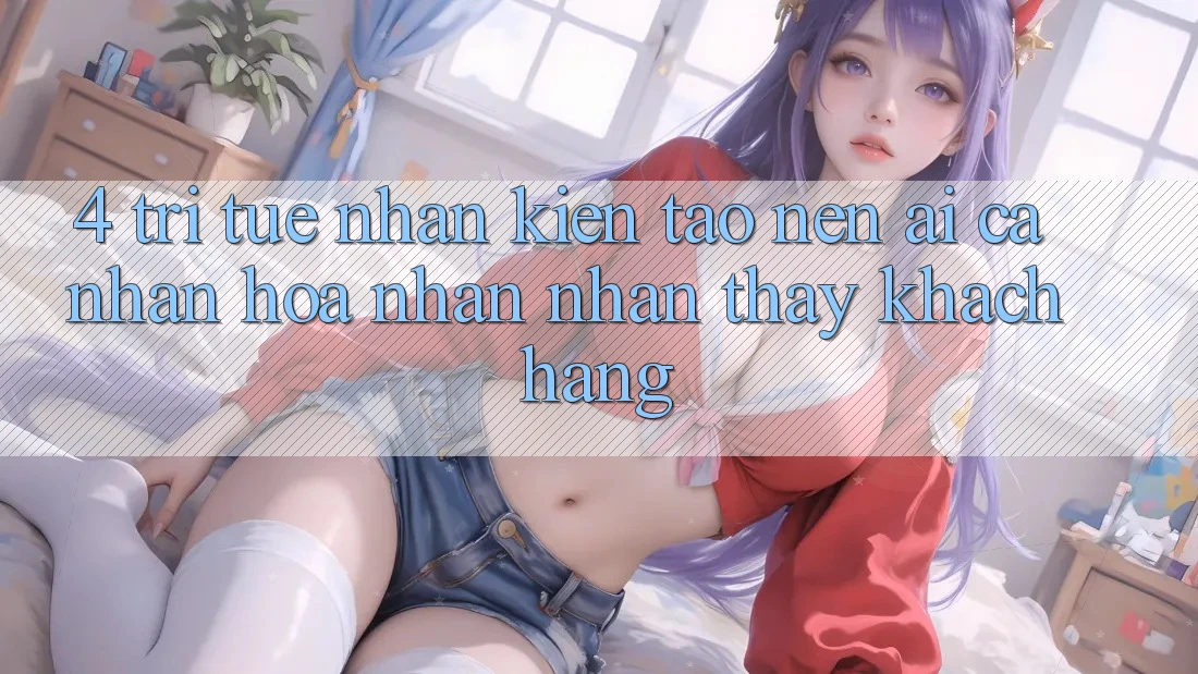 4. Trí Tuệ Nhân Kiến tạo nên (AI) Cá Nhân Hóa Nhận nhận thấy Khách Hàng