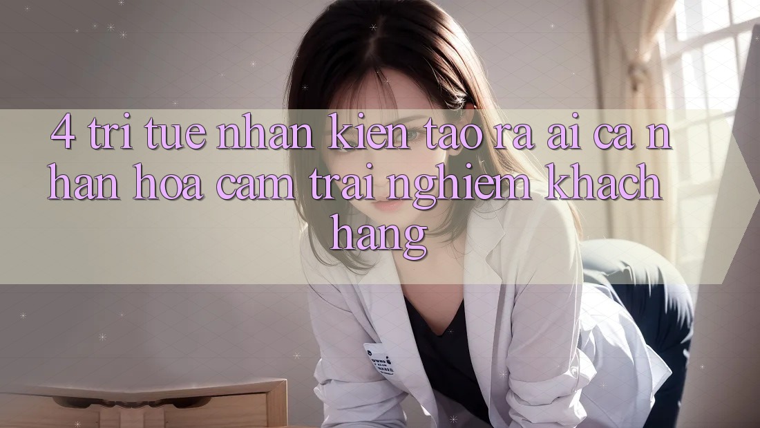 4. Trí Tuệ Nhân Kiến tạo ra (AI) Cá Nhân Hóa Cảm trải nghiệm Khách Hàng