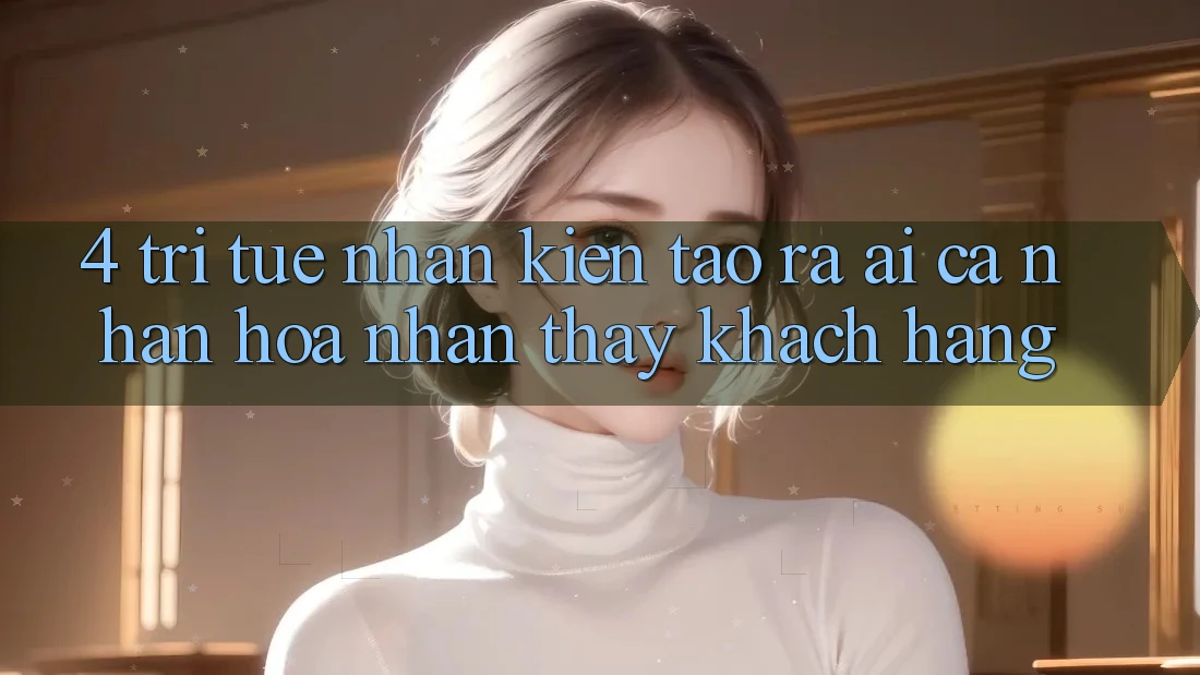 4. Trí Tuệ Nhân Kiến tạo ra (AI) Cá Nhân Hóa Nhận thấy Khách Hàng 4. Trí Tuệ Nhân Kiến tạo ra (AI) Cá Nhân Hóa Nhận thấy Khách Hàng