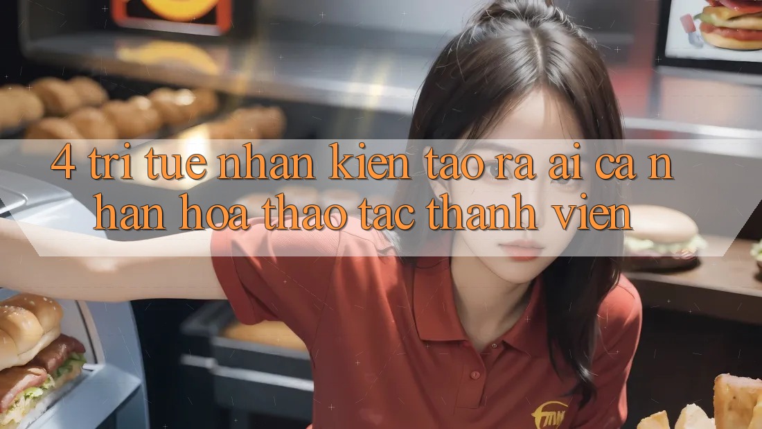 4. Trí Tuệ Nhân Kiến tạo ra (AI) Cá Nhân Hóa Thao tác Thành viên 4. Trí Tuệ Nhân Kiến tạo ra (AI) Cá Nhân Hóa Thao tác Thành viên