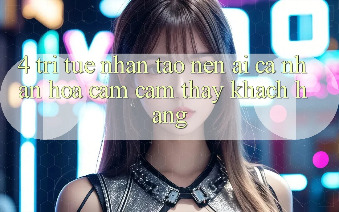 4. Trí Tuệ Nhân Tạo nên (AI) Cá Nhân Hóa Cảm cảm thấy Khách Hàng 4. Trí Tuệ Nhân Tạo nên (AI) Cá Nhân Hóa Cảm cảm thấy Khách Hàng