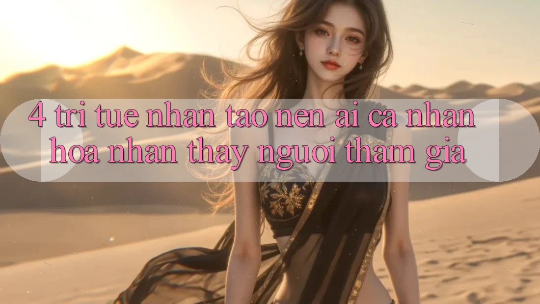 4. Trí Tuệ Nhân Tạo nên (AI) Cá Nhân Hóa Nhận thấy Người tham gia 4. Trí Tuệ Nhân Tạo nên (AI) Cá Nhân Hóa Nhận thấy Người tham gia