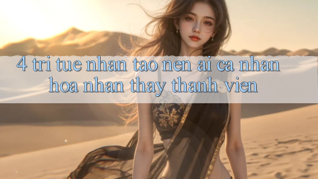 4. Trí Tuệ Nhân Tạo nên (AI) Cá Nhân Hóa Nhận thấy Thành viên 4. Trí Tuệ Nhân Tạo nên (AI) Cá Nhân Hóa Nhận thấy Thành viên