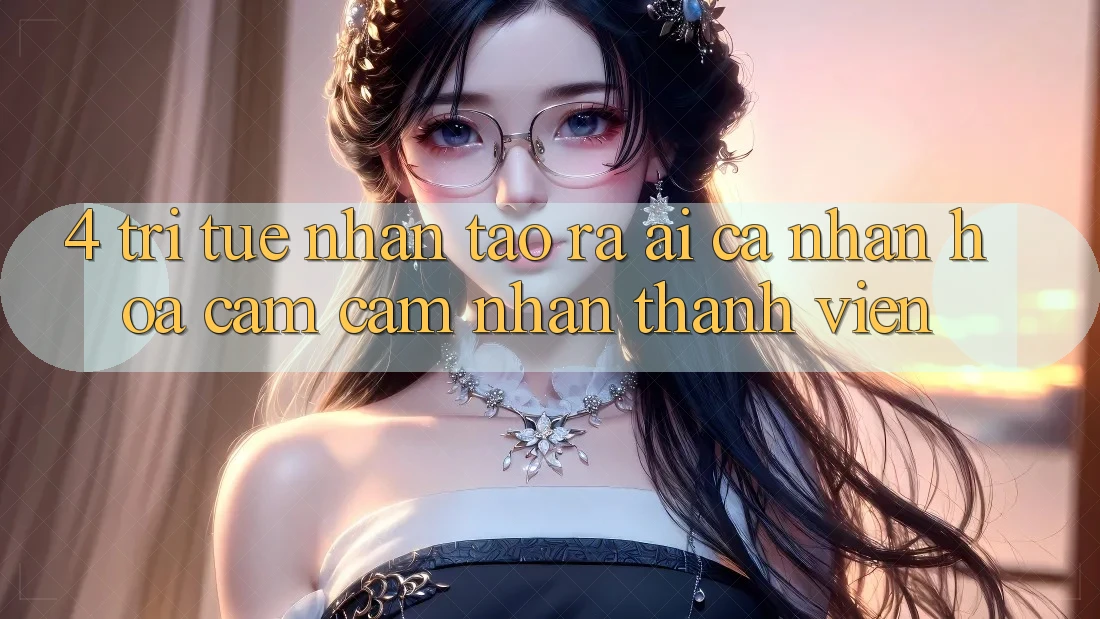 4. Trí Tuệ Nhân Tạo ra (AI) Cá Nhân Hóa Cảm cảm nhận Thành viên