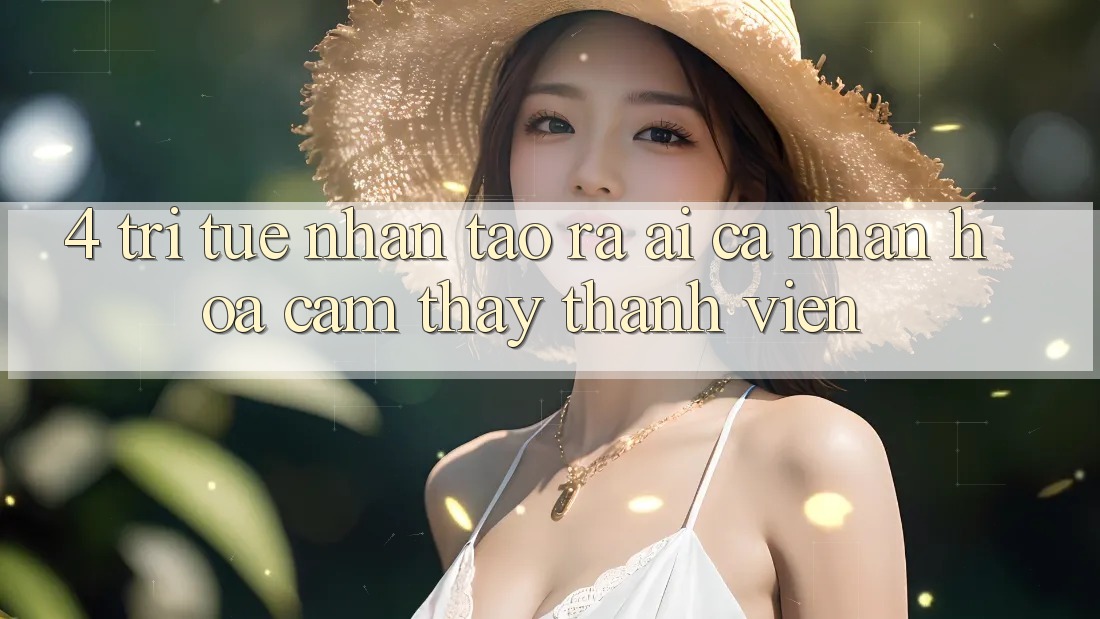 4. Trí Tuệ Nhân Tạo ra (AI) Cá Nhân Hóa Cảm thấy Thành viên 4. Trí Tuệ Nhân Tạo ra (AI) Cá Nhân Hóa Cảm thấy Thành viên